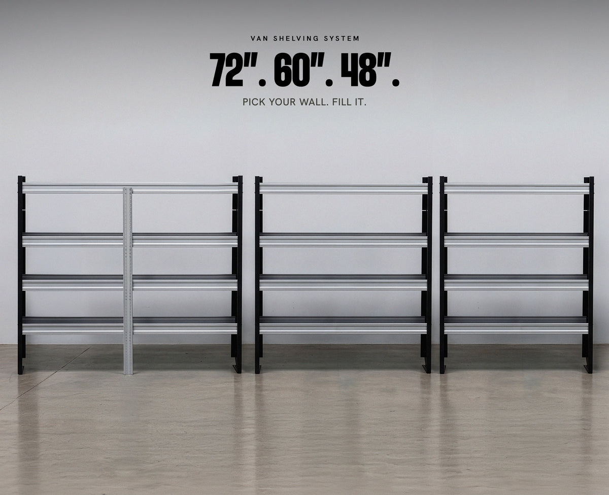 RYFA STOWMASTER 62” CARGO VAN SHELVING