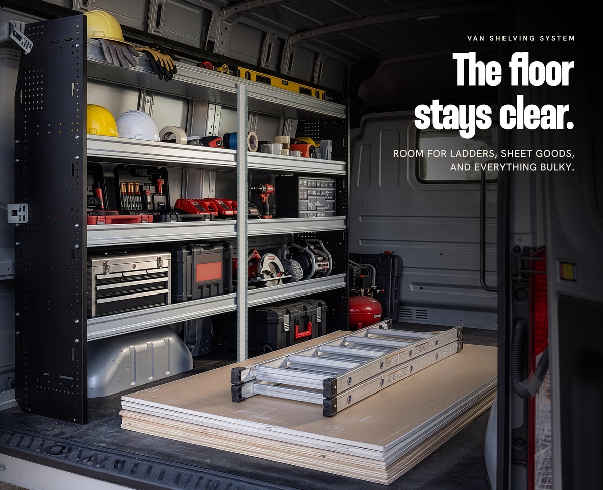 RYFA STOWMASTER 62” CARGO VAN SHELVING